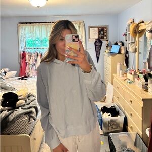 The North Face Gray Oversized Sweatshirt